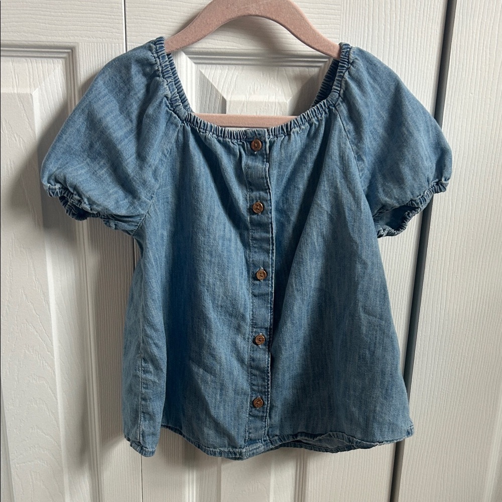 GAP Kids Blue Button-Down Shirt